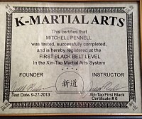 Blackbelt certificate